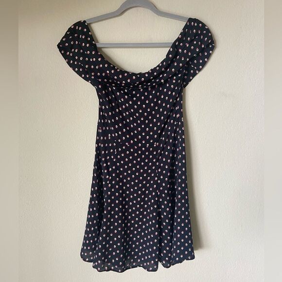 Reformation Canopy Mini Black Dress Jingle Size M - Picture 10 of 11